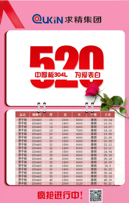 求和｜520，“钢”向你表白