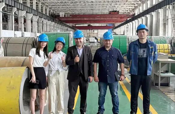 埃及客户来访集团,开启不锈钢材料合作新篇章 埃及客户来访集团,开启不锈钢材料合作新篇章